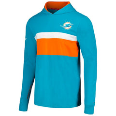 Tommy Hilfiger Morgan Long Sleeve Hoodie T-Shirt - Miami Dolphins Hoodies