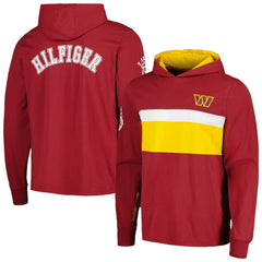 Tommy Hilfiger Morgan Long Sleeve Hoodie T-Shirt - Washington Commanders Hoodies