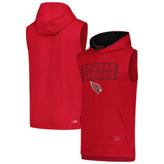 MSX by Michael Strahan Marathon Sleeveless Pullover Hoodie - Arizona Cardinals Hoodies