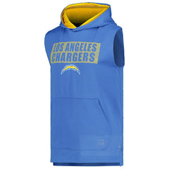MSX by Michael Strahan Marathon Sleeveless Pullover Hoodie - Los Angeles Chargers Hoodies