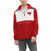 Tommy Hilfiger Carter Half-Zip Hooded Top - Tampa Bay Buccaneers Tops