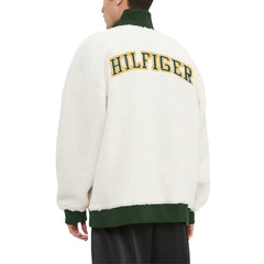 Tommy Hilfiger Jordan Sherpa Quarter-Zip Sweatshirt - Green Bay Packers Sweatshirts