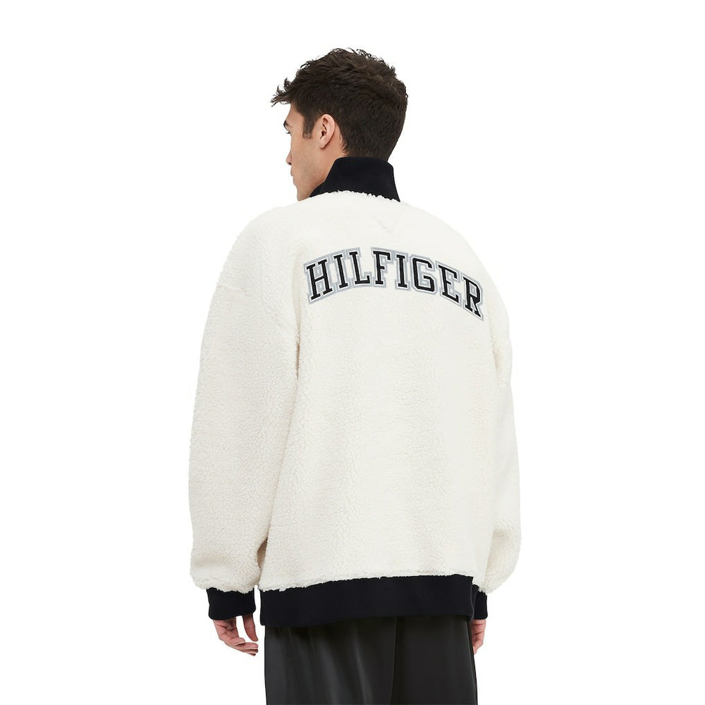 Tommy Hilfiger Jordan Sherpa Quarter-Zip Sweatshirt - Las Vegas Raiders Sweatshirts