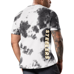 MSX by Michael Strahan Freestyle Tie-Dye T-Shirt - Pittsburgh Steelers T-shirts
