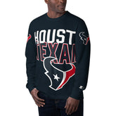 Starter Clutch Hit Long Sleeve T-Shirt - Houston Texans T-shirts