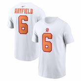 Baker Mayfield '76 50th Season Name & Number T-Shirt - Tampa Bay Buccaneers T-shirts