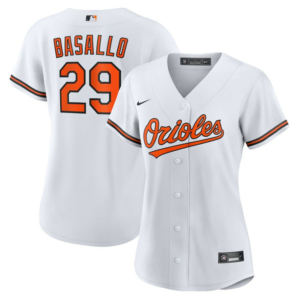 White Samuel Basallo Baltimore Orioles Nike Women's Replica Player Jersey