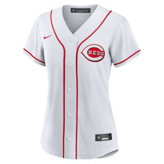 White Ke'Bryan Hayes Cincinnati Reds Nike Women's Home Replica Jersey