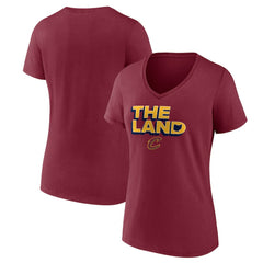 Cleveland Cavaliers Women's Hometown Collection The Land V-Neck T-Shirt sale