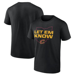 Cleveland Cavaliers Hometown Collection Let Em Know T-Shirt sale