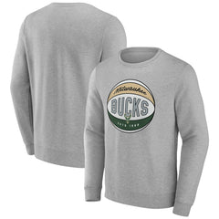 Milwaukee Bucks Hard Color Pullover Sweatshirt