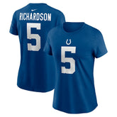 Anthony Richardson Women's Player Name & Number T-Shirt - Indianapolis Colts T-shirts