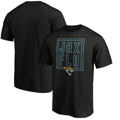 Hometown Collection Initial Outline T-Shirt - Jacksonville Jaguars T-shirts