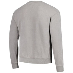 The Wild Collective Unisex Distressed Pullover Sweatshirt - Carolina Panthers Pullover