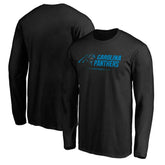 Team Lockup Long Sleeve T-Shirt - Carolina Panthers T-shirts