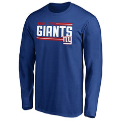 On Side Stripe Long Sleeve T-Shirt - New York Giants T-shirts
