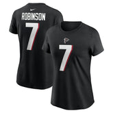 Bijan Robinson Women's Player Name & Number T-Shirt - Atlanta Falcons T-shirts