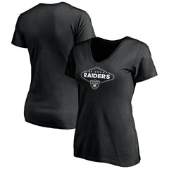 Women's Hometown Collection 1st Down V-Neck T-Shirt - Las Vegas Raiders T-shirts
