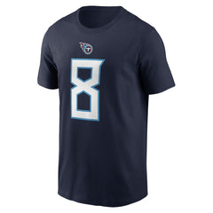 Will Levis Player Name & Number T-Shirt - Tennessee Titans T-shirts