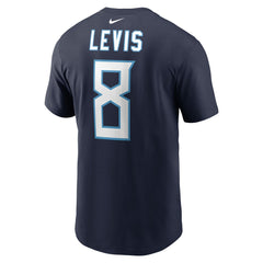 Will Levis Player Name & Number T-Shirt - Tennessee Titans T-shirts
