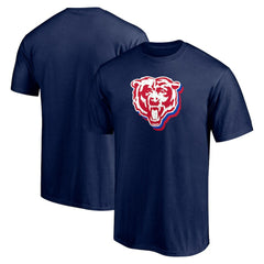 Red White and Team T-Shirt - Chicago Bears T-shirts