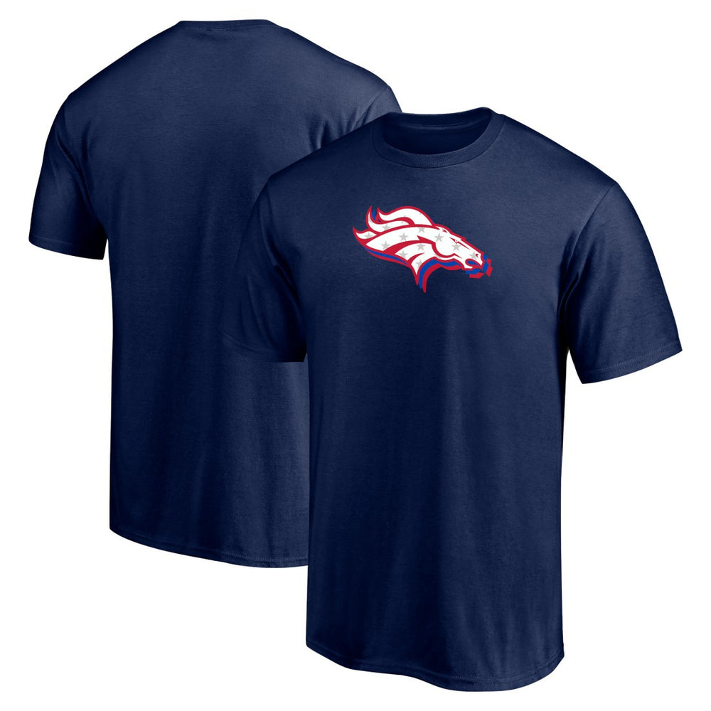 Red White and Team T-Shirt - Denver Broncos T-shirts