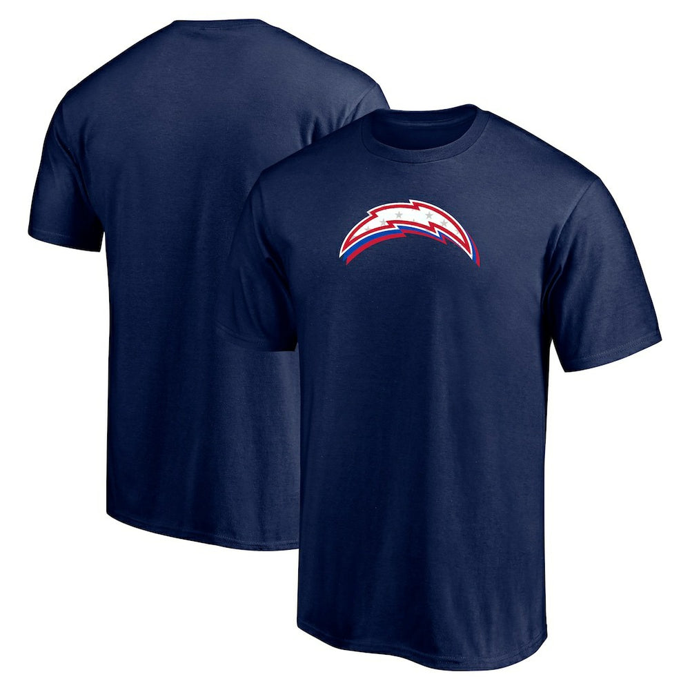 Red White and Team T-Shirt - Los Angeles Chargers T-shirts