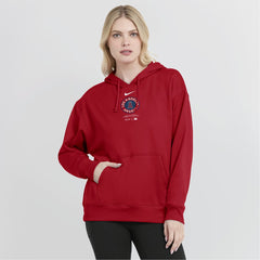 Red Los Angeles Angels Nike Women's City Connect Practice Performance Pullover Hoodie