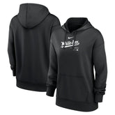 Black Chicago White Sox Nike Women's Authentic Collection Performance Pullover Hoodie