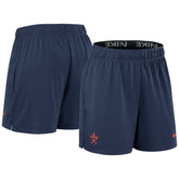 Navy Houston Astros Nike Women's Authentic Collection Knit Shorts