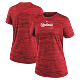 Red St. Louis Cardinals Nike Women's Authentic Collection Velocity Performance T-Shirt
