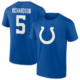 Anthony Richardson Icon Name & Number T-Shirt - Indianapolis Colts T-shirts
