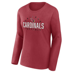 Women's Plus Size Foiled Play Long Sleeve T-Shirt - Arizona Cardinals T-shirts