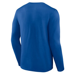 Royal Kansas City Royals Logo Athletic Heart & Soul Long Sleeve T-Shirt