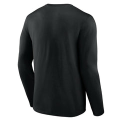 Black Colorado Rockies Logo Athletic Heart & Soul Long Sleeve T-Shirt