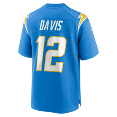 Derius Davis Team Game Jersey - Los Angeles Chargers Jerseys