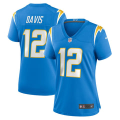 Derius Davis Women's Team Game Jersey - Los Angeles Chargers Jerseys