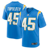 Tuli Tuipulotu Team Game Jersey - Los Angeles Chargers Jerseys