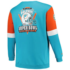 Big & Tall Fleece Pullover Sweatshirt - Miami Dolphins Pullover