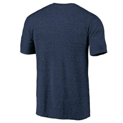 Heather Navy Houston Astros Cooperstown Collection Logo Tri-Blend T-Shirt