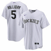 White Matt Holliday Colorado Rockies Nike Home Retired Player Replica Jersey