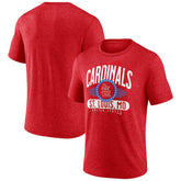 Heather Red St. Louis Cardinals Badge of Honor Tri-Blend T-Shirt