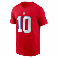 Drake Maye Name & Number T-Shirt - New England Patriots T-shirts