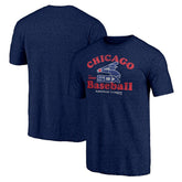 Heather Navy Chicago White Sox Cooperstown Collection Our Game Tri-Blend T-Shirt
