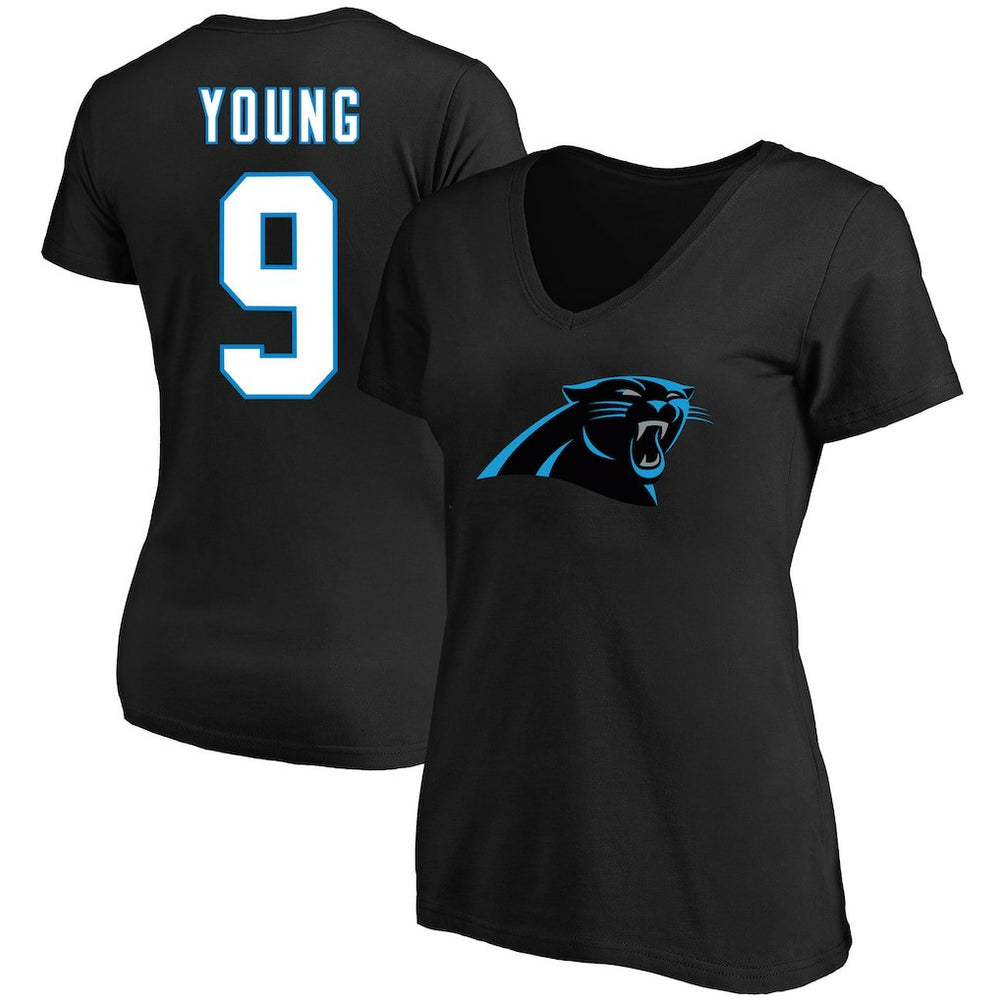 Bryce Young Women's Plus Size Fair Catch Name & Number Scoop Neck T-Shirt - Carolina Panthers T-shirts