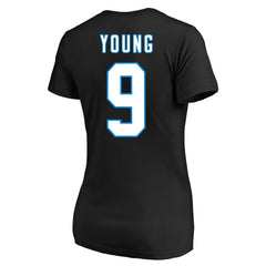 Bryce Young Women's Plus Size Fair Catch Name & Number Scoop Neck T-Shirt - Carolina Panthers T-shirts