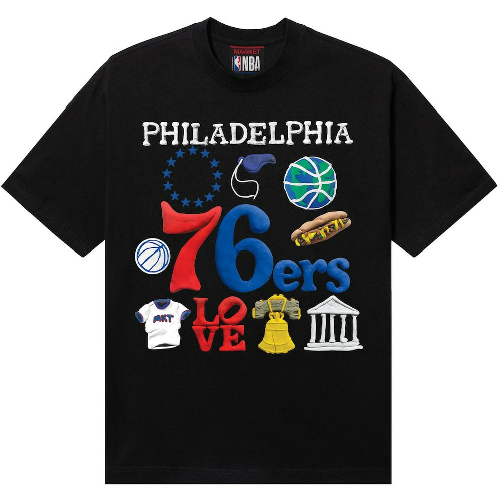 Philadelphia 76ers NBA x MARKET Unisex Claymation T-Shirt