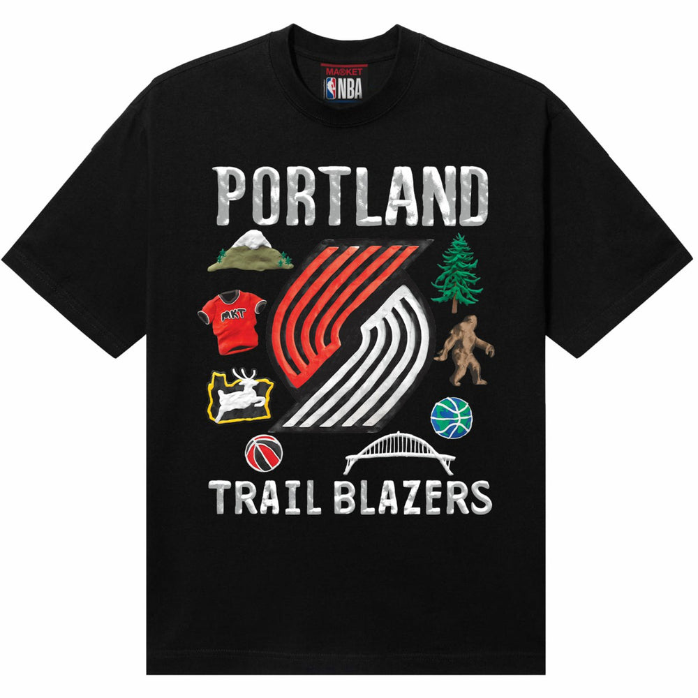 Portland Trail Blazers NBA x MARKET Unisex Claymation T-Shirt