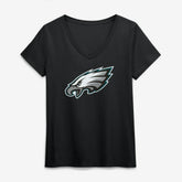 Logo Athletic Women's Primary Logo V-Neck T-Shirt - Philadelphia Eagles T-shirts