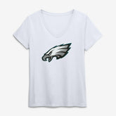 Logo Athletic Women's Primary Logo V-Neck T-Shirt - Philadelphia Eagles T-shirts